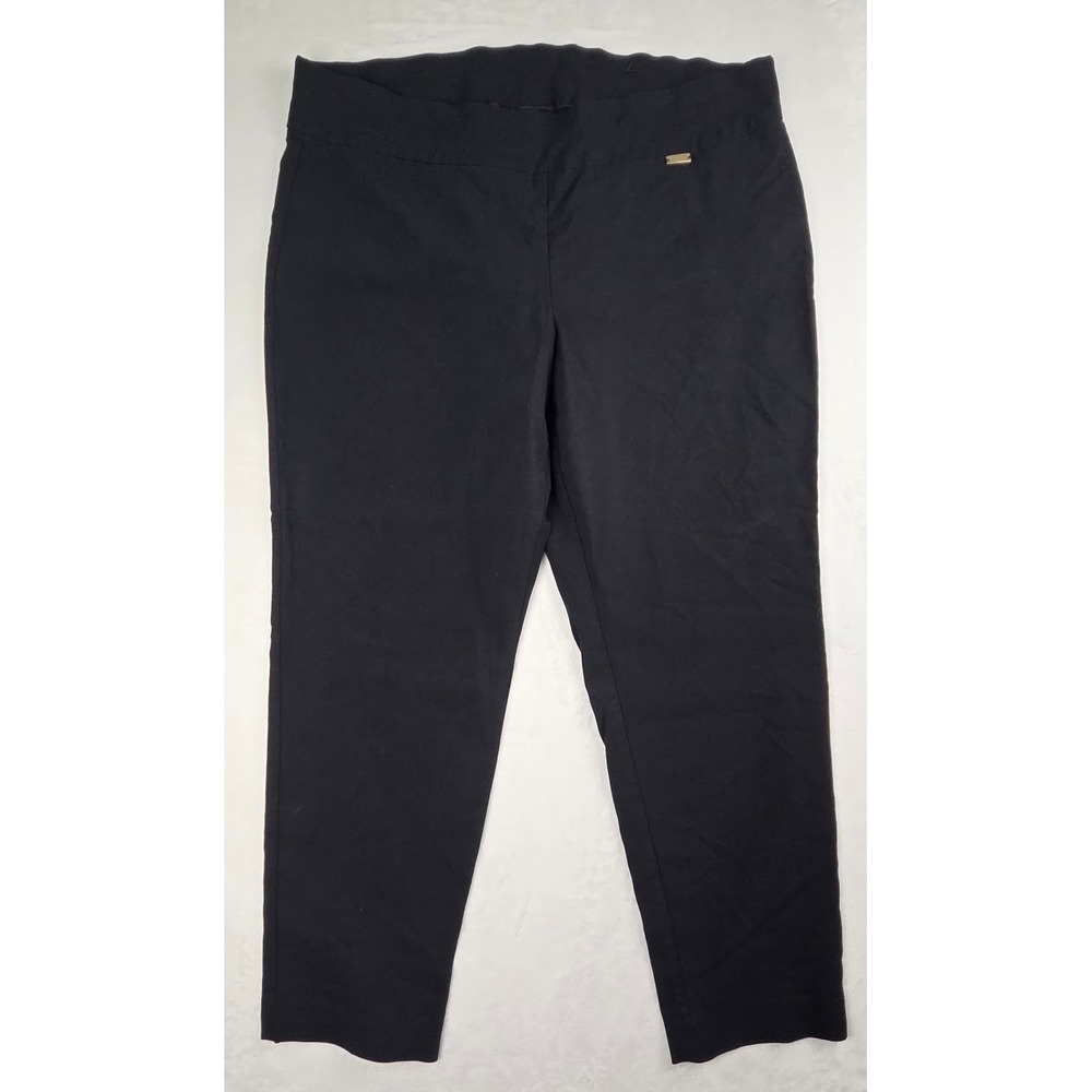 INC Pants Womens 20WP Black Straight Leg Dress Slacks Excellent